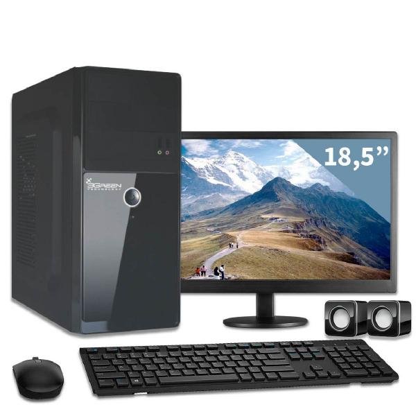 Computador com Monitor 19,5 Intel Dual Core 2gb Hd 320gb 3green Triumph Business Desktop