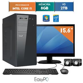 Computador com Monitor Led 15.6 Easypc Intel Core I3 8Gb Hd 2Tb Windows