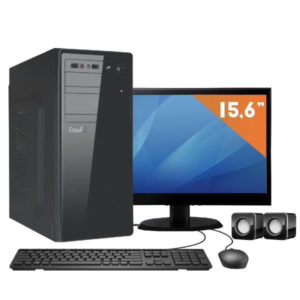 Computador com Monitor LED 15.6 EasyPC Intel Dual Core 2.41 4GB HD 500GB