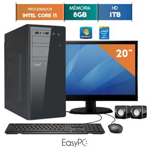 Computador com Monitor Led 19.5 Easypc Intel Core I3 8Gb Hd 1Tb Windows