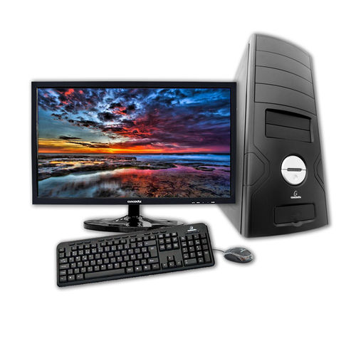 Computador Completo Desktop Empresarial com Monitor 18.5" Concordia - Amd Fx 4300 4gb HD 500gb