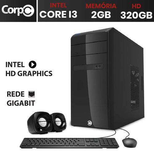 Computador Corpc Intel Core I3 2gb HD 320gb