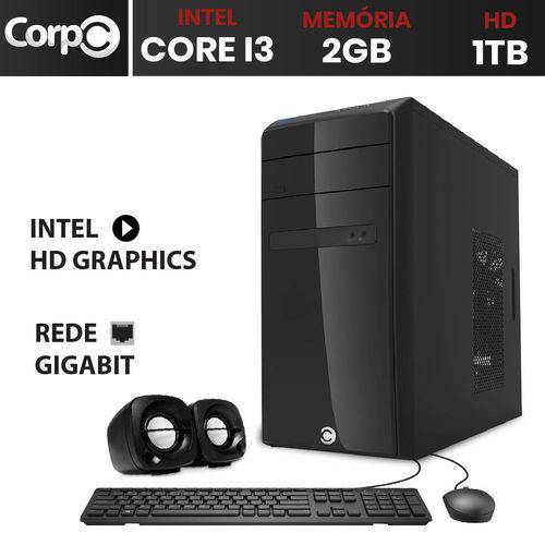 Computador Corpc Intel Core I3 2gb HD 1tb