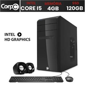 Computador CorPC Intel Core I5 4GB DDR3, SSD 120GB