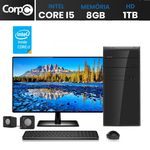 Computador Corpc Intel Core I5 8gb Ddr3, Hd 1tb Monitor 19"