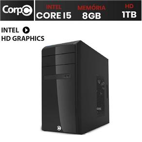 Computador Corpc Intel Core I5 8Gb Hd 1Tb Gráficos Intel Hd