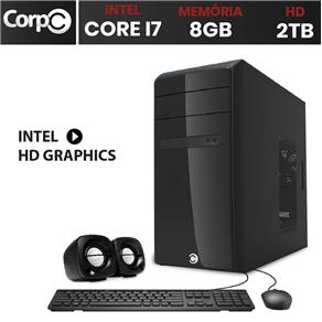 Computador CorPC Intel Core I7 8GB DDR3 HD 2TB