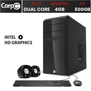 Computador Corpc Intel Dual Core 2.41 4Gb Hd 500Gb