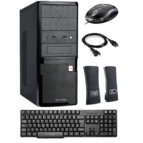 Computador Desktop ,4gb de Ram, Intel Dual Core ,hd 1tb ,linux - Dt005 - Multilaser