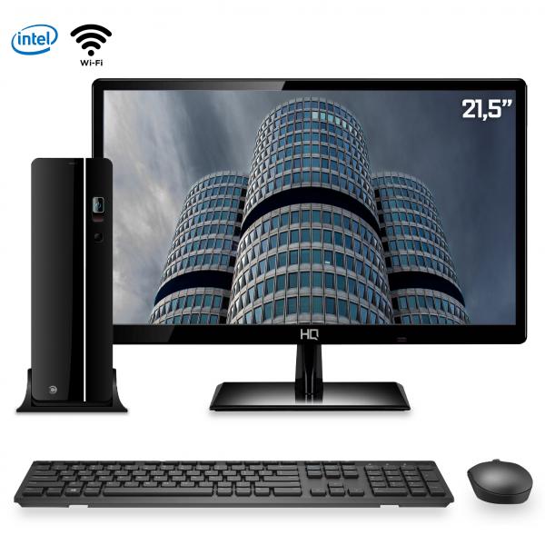 Tudo sobre 'Computador Desktop com Monitor 21.5 Full Hd Corpc Slimpc Intel Core I3 4gb Hd 1tb Hdmi Wifi Mouse e Teclado Sem Fio'