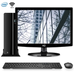 Computador Desktop com Monitor CorPC SlimPC Intel Core i3 4GB SSD 120GB HDMI Wifi Mouse e Teclado sem fio
