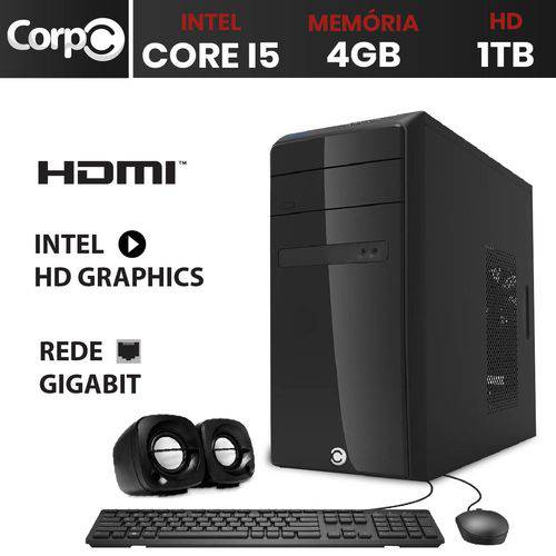 Tudo sobre 'Computador Desktop CorpC Intel Core I5 3.2GHZ 4GB HD 1TB HDMI Full HD'