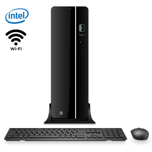 Computador Desktop Corpc Slimpc Intel Core I3 4gb HD 500gb Hdmi Wifi Mouse e Teclado Sem Fio