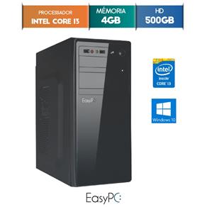 Computador Desktop Easypc Intel Core I3 4Gb Hd 500Gb Windows 10