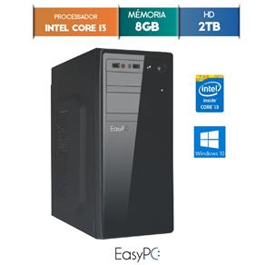 Computador Desktop Easypc Intel Core I3 8Gb Hd 2Tb Windows 10