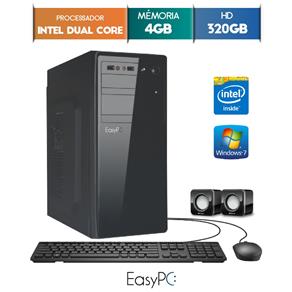 Computador Desktop Easypc Intel Dual Core 2.41 4Gb Hd 320Gb Windows