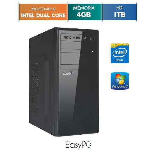 Computador Desktop Easypc Intel Dual Core 2.41 4gb Hd 1tb Windows