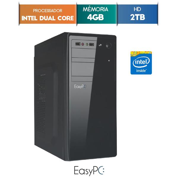 Computador Desktop Easypc Intel Dual Core 2.41 4gb HD 2tb