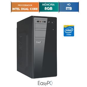 Computador Desktop Easypc Intel Dual Core 2.41 8Gb Hd 1Tb