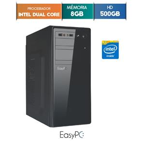Computador Desktop Easypc Intel Dual Core 2.41 8Gb Hd 500Gb