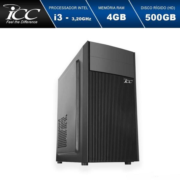 Computador Desktop ICC IV2341-S Intel Core I3 3.20 Ghz 4gb HD 500GB Linux