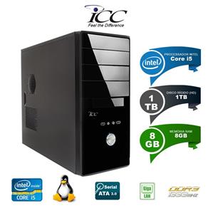 Computador Desktop ICC IV2582 Intel Core I5 3.2 GHZ 8GB HD 1TB