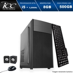 Computador Desktop Icc IV2581KW Intel Core I5 3.2 ghz 8gb HD 500gb Kit Multimídia Windows 10
