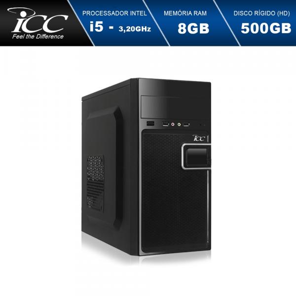 Computador Desktop Icc IV2581S Intel Core I5 3,20ghz 8gb HD 500gb