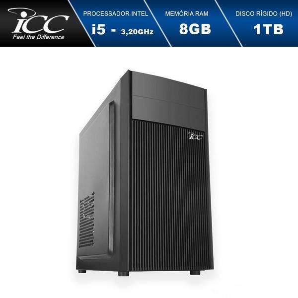 Computador Desktop Icc Iv2582s Intel Core I5 3.2 Ghz 8gb HD 1tb