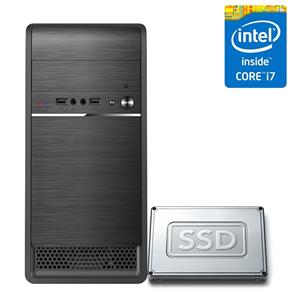 Computador Desktop Intel Core I7 8GB SSD 120GB CorPC Fast