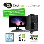 Computador DL Advance - Intel Core I5 4GB HD 1TB USB3.0 Windows 10 SL + Mouse e Teclado