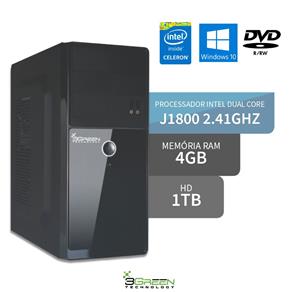 Computador Dual Core 4gb Hd 1tb Windows 10 Dvd 3green Triumph Business Desktop