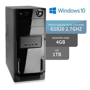 Computador Dual Core G1820 4Gb Hd 1Tb Windows 10 3Green Triumph Business Desktop