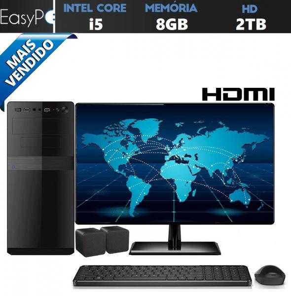 Tudo sobre 'Computador Easy PC Connect Intel Core I5 (Gráficos Intel HD) 8GB HD 2TB Monitor 19.5 LED HDMI - Easypc'