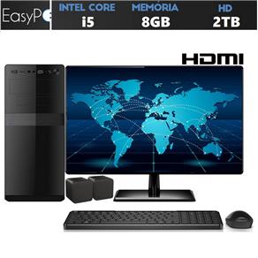Computador Easy PC Connect Intel Core I5 (Gráficos Intel HD) 8GB HD 2TB Monitor 19.5 LED HDMI