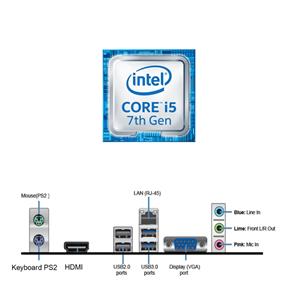 Computador Home&Office Intel Core I5 7ª Geração 7400 4GB 1TB e Programas de Escritório Inclusos Saída HDMI e Áudio 7.1 Canais 3green