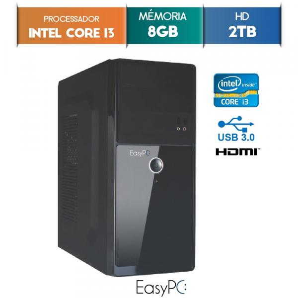 Computador EasyPC Intel Core I3 8GB 2TB