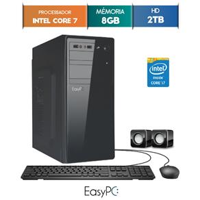 Computador EasyPC Intel Core I7 8GB HD 2TB