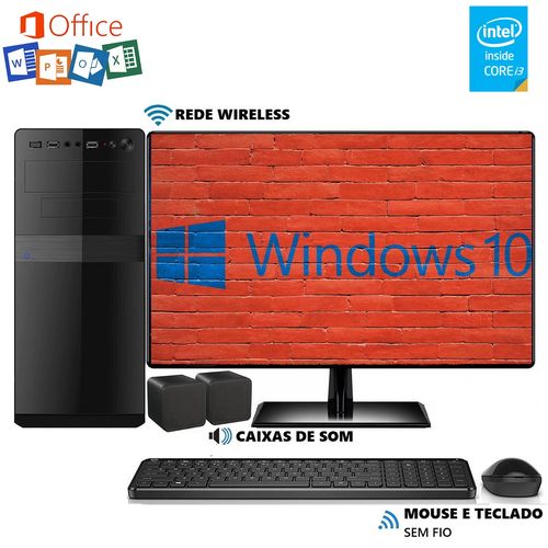 Tudo sobre 'Computador Easypc Microsoftpack Intel Core I3 6gb HD 1tb Monitor 19.5 Led Wifi Windows 10 e Bivolt'