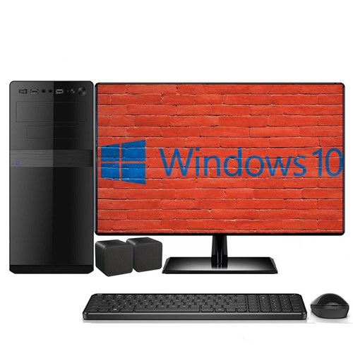 Computador Easypc Microsoftpack Intel Core I5 10Gb Hd 2Tb Monitor 19.5 Led Wifi Windows 10 e Office