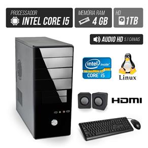 Computador Flex Computer Advanced I Intel Core I5 4Gb Ddr3 1Tb Hdmi Áudio 5,1
