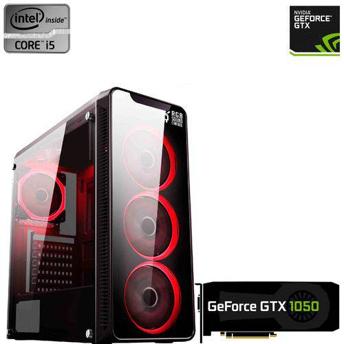 Computador Gamer Easy PC FPS Intel Core I5 8GB (GeForce GTX 1050 2GB) 1TB