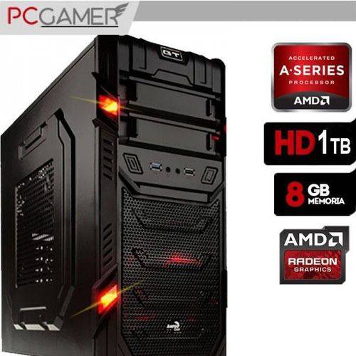 Tudo sobre 'Computador Gamer GT AMD A6 7400K, 8GB Ram, Radeon R7, 1TB'