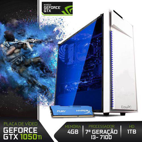 Tamanhos, Medidas e Dimensões do produto Pc Gamer Moba Box Intel Core I3 7100 7ª Geração 4gb Ddr4 Geforce Gtx 1050 Ti HD 1tb 500w Easypc