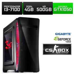 Computador Gamer Neologic Cs Box Intel I3-7100 Gtx 1050 4Gb 500Gb - Nli7016