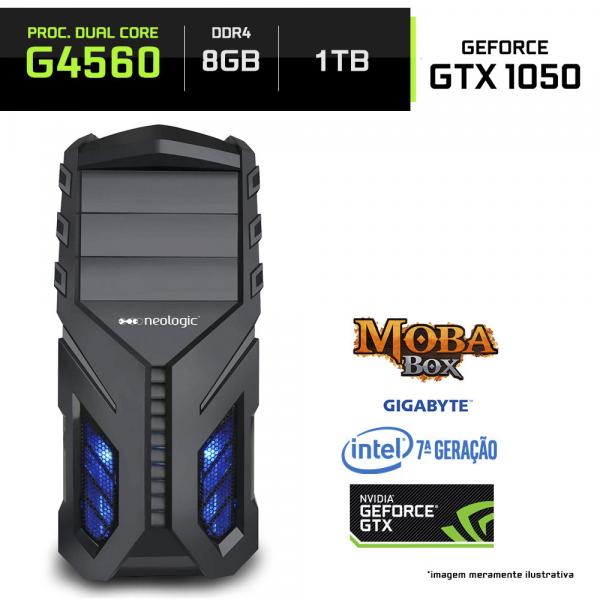Computador Gamer Neologic Moba Box Dual Core G4560 Gtx1050 8Gb 1Tb - Nli80037