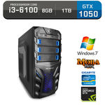 Computador Gamer Neologic Moba Box NLI59898 Intel Core I3-6100 8GB (Gtx 1050 2GB) 1TB Windows 7