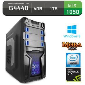 Computador Gamer Neologic Moba Box NLI59905 Intel Core G4440 4GB (GeForce GTX 1050 2GB) 1TB Windows 8