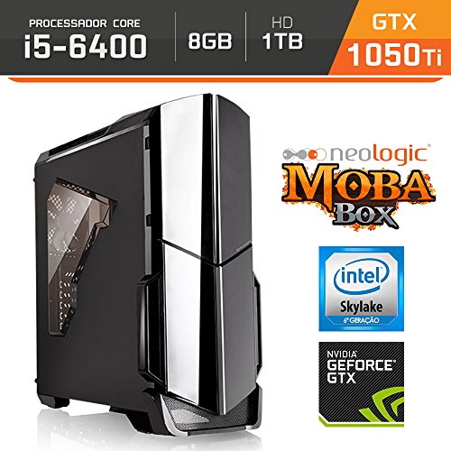 Computador Gamer Neologic Moba Box NLI64484 Intel Core I5-6400 8GB (GeForce GTX 1050Ti 4GB) 1TB