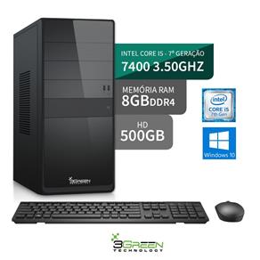 Computador 3green Select Intel Core I5 7400 8GB 500GB Windows 10